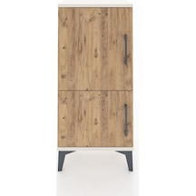 Arges Komodin 3 Raflı 2 Kapaklı 44x30x96 Aytaşı-çam Aytaşı