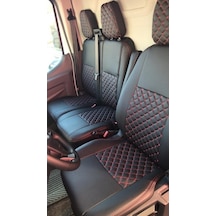 Ford Transit Tek Kabin Araca Özel Deri Oto Koltuk Kılıfı (530207646)