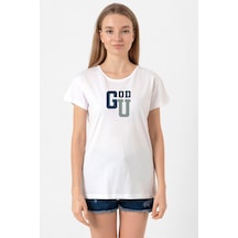 Gen V Godolkin University Abbreviation Beyaz Kadın Bisikletyaka Tshirt 001