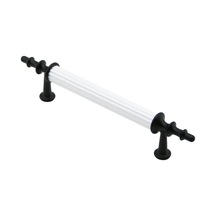 10 Adet Beyaz - Siyah Boru Kulp 9.6cm 5250 Çok Renkli