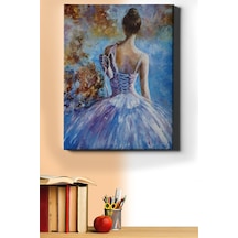 Webstyle Balerin Gidişi Sayılarla Boyama Seti Kasnaklı 40x50 Cm