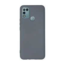 İnfinix Hot 10 Play Kılıf Nano İçi Kadife Silikon - Gri 0.2M-Çok Renkli