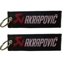 Motosiklet Akrapovıc Anahtarlık Çift Taraflı Diğer