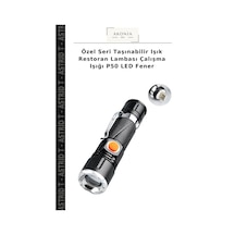 Özel Seri Taşınabilir Işık Restoran Lambası Çalışma Işığı P50 Led Fener
