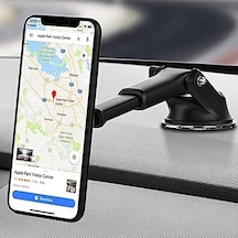 Uzayabilen Vantuzlu Cep Araç Telefon Tutucu Oto Araba Içi Telefon Tutacağı 360 Mıknatıslı Vantuzlu Torpido Cama Yapışan Tutucu,