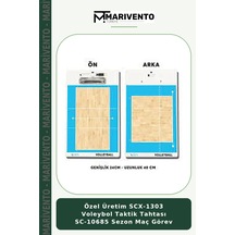 Özel Üretim Scx-1303 Voleybol Taktik Tahtası Sc-10685 Sezon Maç Görev Çok Renkli