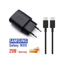 Samsung Galaxy M31 M31s Uyumlu Şarj Cihazı Ve Kablosu Hızlı