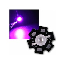 4 Adet 1w Uv Led Power Led 395-400nm 1 Watt Ultraviyole Mor Işık