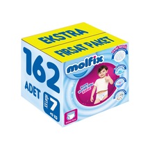 Molfix Külot Bebek Bezi Beden:7 19+kg Xx Large 162 Adet 6'lı