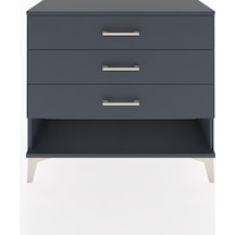 Arges Şifonyer 3 Çekmeceli 88x30x80 Antrasit-antrasit Antrasit