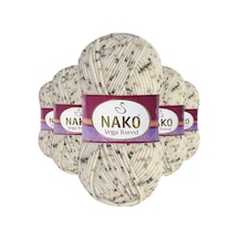 Tedar 5 Adet Vega Tweed Premium Akrilik El Örgü İpi Yünü No: 35017 Najmaddin (No:1) 8.5Cm X 10.5 Cm