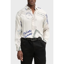 Emporio Armani Erkek Gömlek Em005762 Af13285 Fz033 Bej Bej