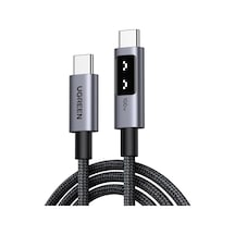 Uno Usb-c 100w 5a Qc Pd Örgülü Hızlı Şarj Kablosu, 1 Metre, Siyah, 35501 Diger