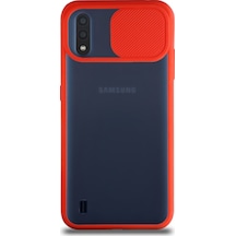 Samsung Galaxy A01 Lensi Açilir Kapanir Kamera Korumali Kilif 496037637