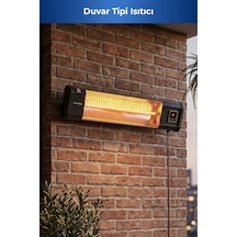 Glow Uzaktan Kumandalı Karbon Infrared Isıtıcı 2500w Duvar Tipi Teras Balkon 5963