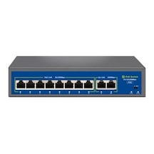 Sh Novacom Nvc-hıf0820fbl-c 8+2 Port 120w 10/100mbps Poe Switch 250m Extend Modlu Najmaddin