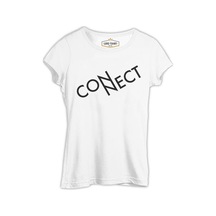Connect With N Beyaz Kadın Tshirt 001