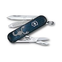 Victorinox 0.6223.2sco Classic Sd Zodiac Signs 58mm Kamp Çakısı, Akrep Burcu Mavi