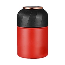 Hallow-850ml Büyük Kapasiteli Bebek Maması Kavanozu Paslanmaz Çelik Kırmızı