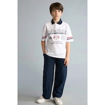 Defacto Regular Fıt Sweatshirt Kumaşı Pantolon Erkek Çocuk H0985a826spnv256 Lacivert-nv256