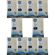 General Electric 8w 2700k Sarı Işık E27 Duylu Led Cam Ampul 10 Adet