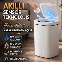 Buğz Sensörlü Çöp Kovası Otomatik Kapak Temassız Diğer