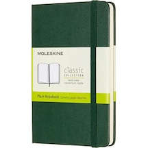 Moleskine Sert Kapak Defter Mersin Yeşili Çizgisiz - 13x21