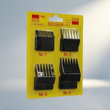 Pratik 4 Parça Moser Makine Tarak Seti Saç Bakımında Kolaylık