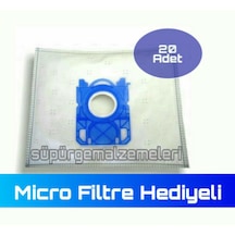 Philips Fc 8202 - Fc 8204 Bez Toz Torbası 20 Adet + Micro Filtre