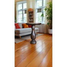 Doğal Ahşap Mantar Yan Sehpa Ceviz Renk Tekli Sehpa Modeli - Wooden Coffee Side Table Ceviz
