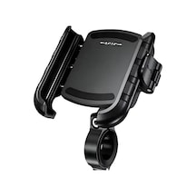 Titreşim Önleyicili Motosiklet Bisiklet Scooter Atv Telefon Tutucu Gidon Ve Ayna Bağlantılı Motor Tutacağı Güçlü Tutuş Mt-34 Diğer