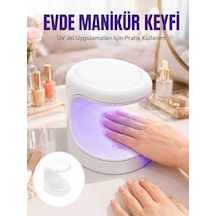 Protez Tırnak Kurutucu Kalıcı Oje Led Oje Kurutucu Uv Işınlı Taşınabilir Yeni Nesil