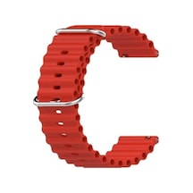 Teleplus Samsung Galaxy Uyumlu Watch 4 42mm Kordon Kayış Ocean Loop Silikon 20mm