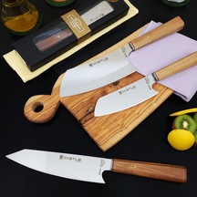 Elite Serisi 3'lü Mutfak Bıçak Seti Et Sebze Şef Bıçağı