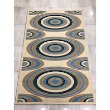 Saray Halı Vizyon 11169 Rm 150X230 Krem Mavi 4 M2 Halı !