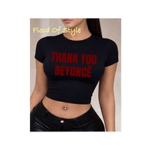 Flood Of Style Siyah Babby Tee Thank You Özel Tasarım