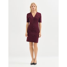 Karaca Kadın Elbise-bordo 12.24w.23.001 Bordo