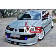 Renault Megane 2 Makyajsız Ön Tampon Eki Karlık Fiberglass Boyasız