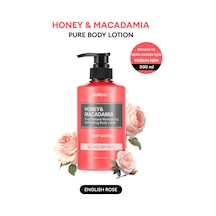 Nemlendirici Ve Besleyici Vücut Losyonu Kundal Honey & Macadamia Pure Body Lotion 500ml English Rose