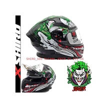 Shiro Katana Joker Kapalı Kask Çok Renkli