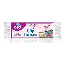 İdeal Büzgülü Çöp Torbası B.boy B.sabun