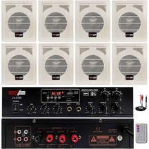 Lastvoice Eko Paket-4 Anfi ve Duvar Tipi Hoparlör Ses Sistemi Pak