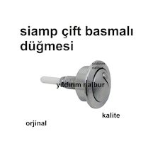 Siamp Rezervuar İç Takım Çift Basmalı Düğmesi Kademeli İç Takım