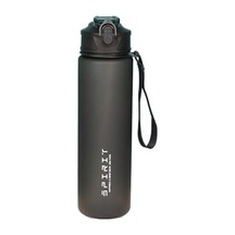 750ml Pipetli Su Şişesi Zaman İşaretleyici Büyük Kapasiteli Motivasyon Plastik Black 750ml Black