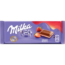 Milka Tablet Çilekli Çikolata 100g