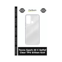 Tecno Spark 40 C Şeffaf Clear Tpu Silikon Kılıf Cep Koruyucu Telefon Giysisi Cihaz Kılıfı çok renkli