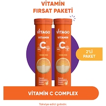 Vitago Vitamin C Vitamin D Zing İçeren 20 Efervesan Tablet