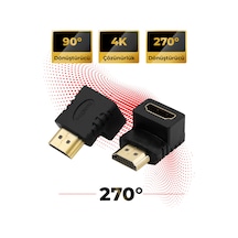 TTAF Hdmı Dönüştürücü L Adaptör 4K Görüntü Aktarımı