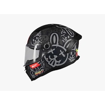 Mt Stinger 2 Ram F1 Parlak Kapalı Kask Siyah - Gri