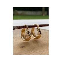 Vintage Gold Halka Küpe Altın - 741449788 Altın - 741449788 Altın